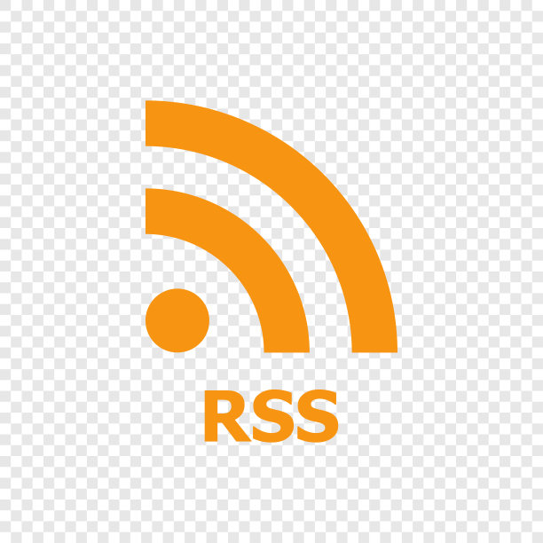 RSS矢量图标。真正简单的聚合。RSS的象征。矢量图图片下载