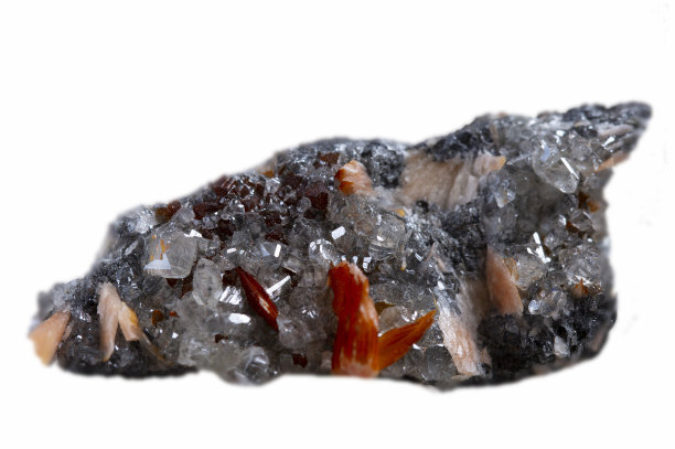 Cerrusite矿物标本石头岩石地质宝石晶体图片下载