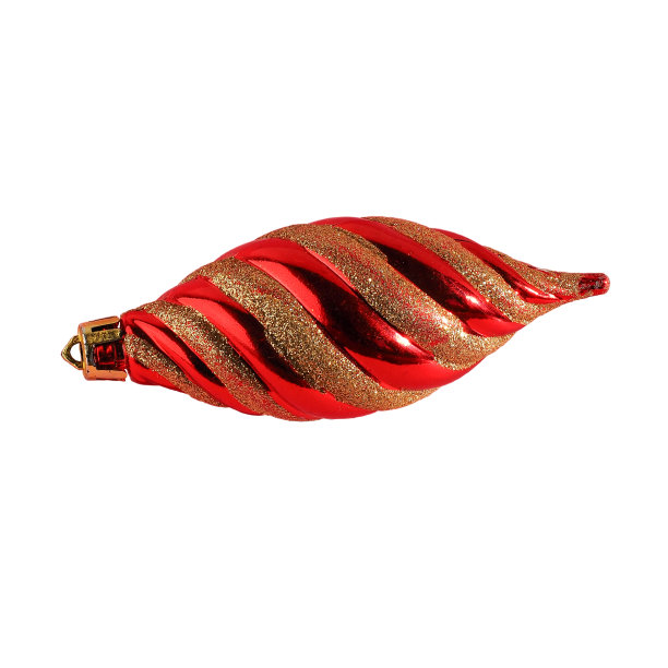 圣诞(新年)圣诞树玩具孤立在白色背景上图片下载