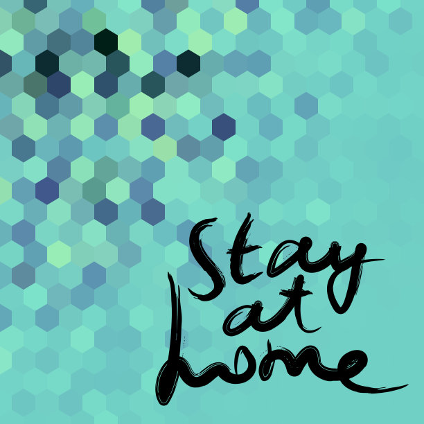 在抽象的背景上呆在家里。图片下载