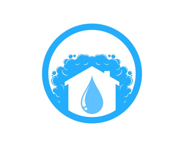 圆形洗衣房，里面有水滴图片下载