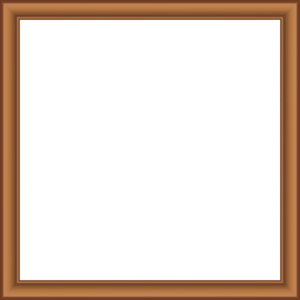 方形黄金复古木框架为您的设计。复古封面。文本。古董黄金美丽的矩形框绘画或照片。模板向量插图图片下载