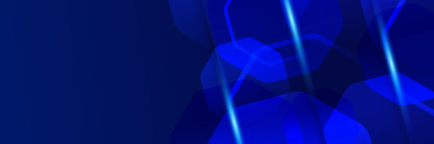 现代抽象的深蓝色旗帜背景。矢量抽象图形设计横幅图案背景模板。图片下载