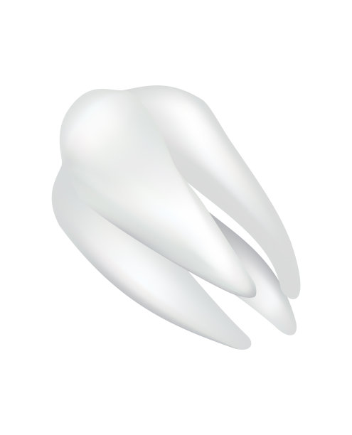 洁白闪亮的人类牙齿。牙科医学矢量图标。口腔诊所的象征。牙齿保护，口腔或牙齿护理。牙齿修复图片下载