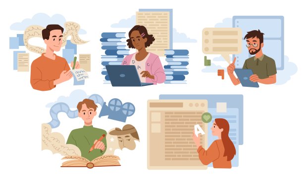 职业作家设置图片下载