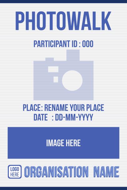 Photowalk身份证设计。为Photowalk会员设计身份证。参加Photowalk活动人士之身份证图片下载