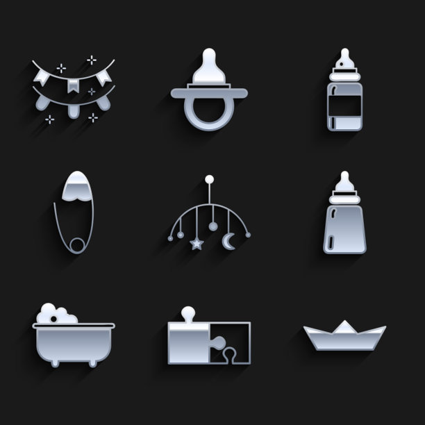 设置婴儿床挂玩具拼图片图片下载