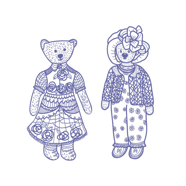 一只可爱的小熊图片下载