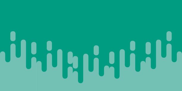 抽象的绿色背景与光，设计模板的封面和杂志。图片下载