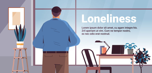 悲伤的人沮丧的人站在窗前孤独和隔离抑郁障碍问题心理健康疾病图片下载