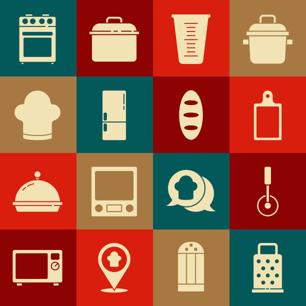 设置磨碎披萨刀切板量图片下载