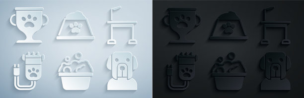 宠物洗浴梳妆台宠物理发剪图片下载