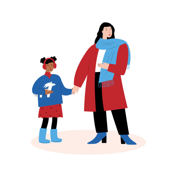 带着女儿的母亲图片下载