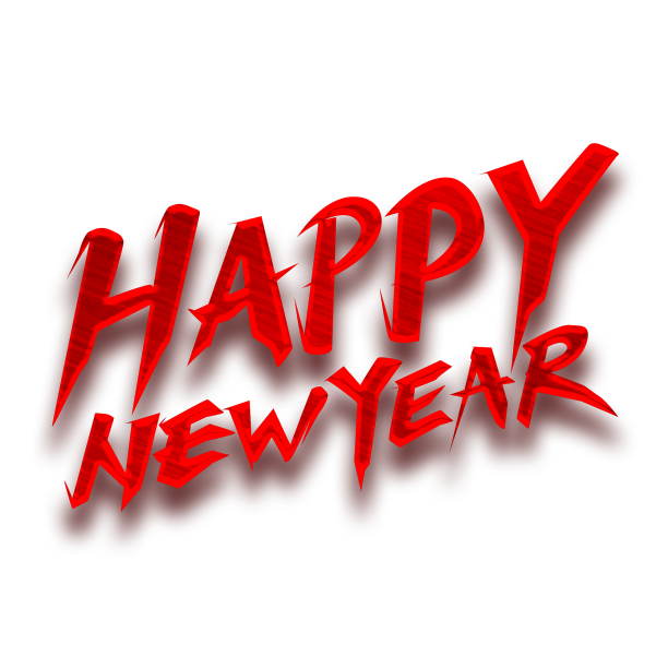 2022happynewyear创意字体设计图片下载