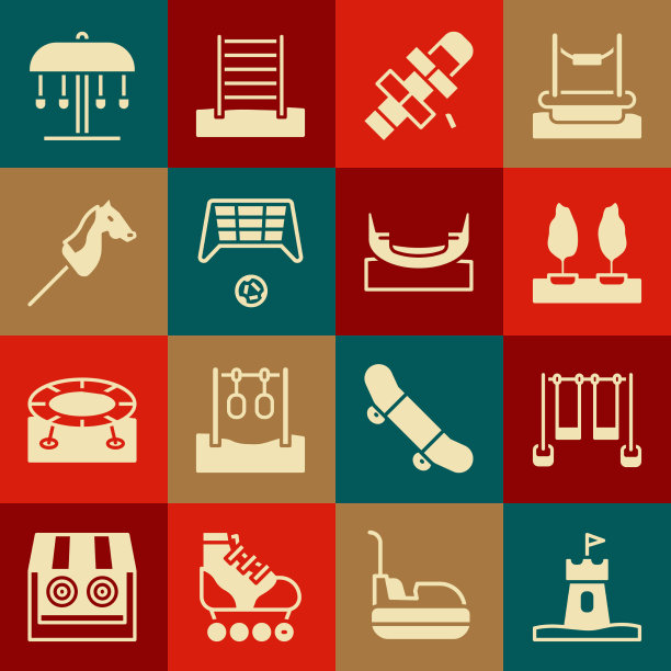 设置沙塔双秋千森林跳房子图片下载