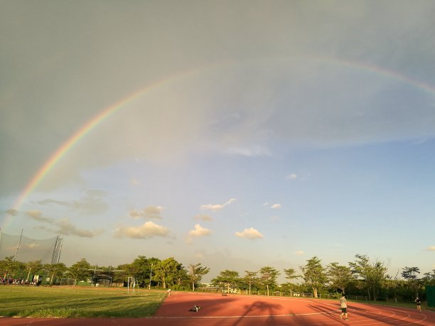 天空中的彩虹图片下载