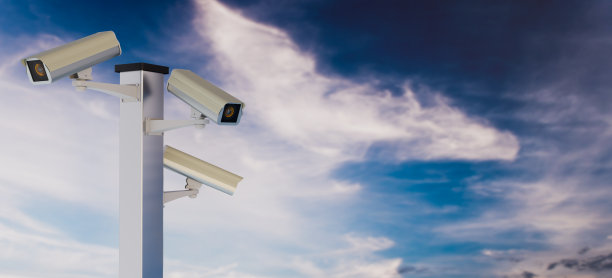 多视图的户外闭路电视摄像机图片下载