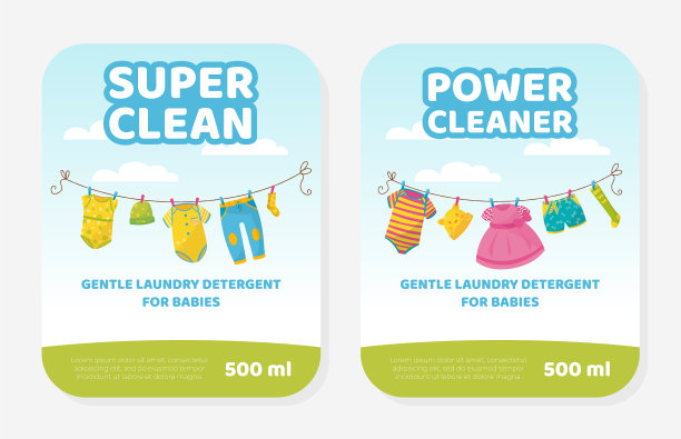超级清洁温和的婴儿洗衣粉图片下载
