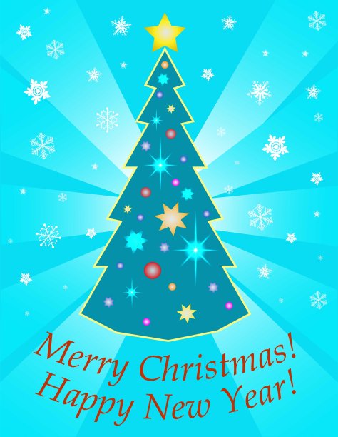 圣诞快乐，恭贺新禧图片下载