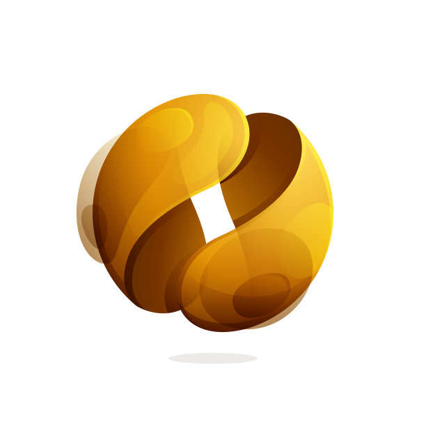 抽象的范围标志。阴阳符号。一个带有飞溅的球体中的现代矢量图标。图片下载