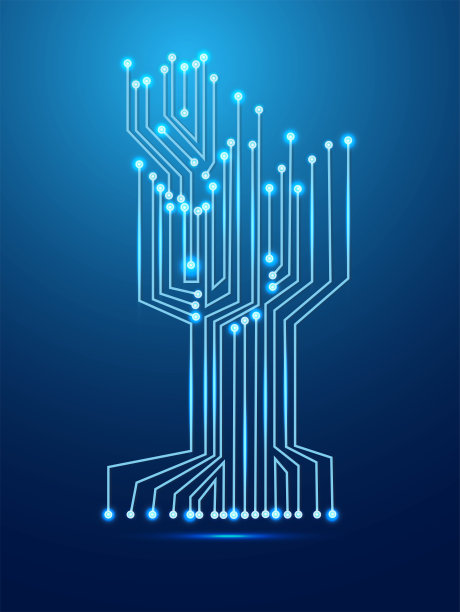 抽象的技术背景。矢量插图设计图片下载