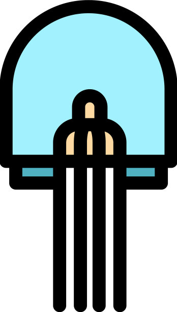 半导体颜色轮廓图片下载