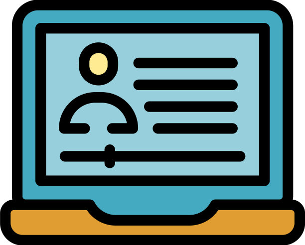 学生作业笔记本图标颜色轮廓图片下载