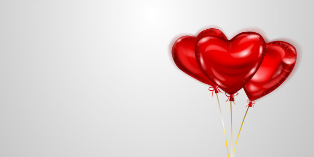 一堆氦气球图片下载