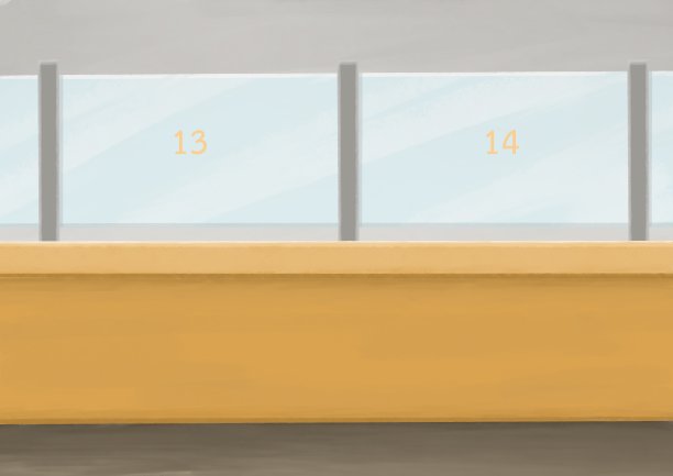 服务台，银行一站式服务台，售票、缴费图片下载