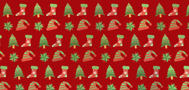 圣诞节礼物雪人圣诞树背景图片下载