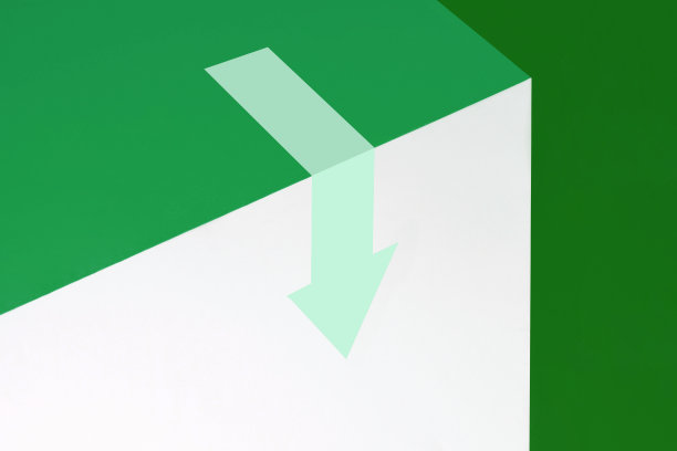 箭头向下在多色背景图片下载