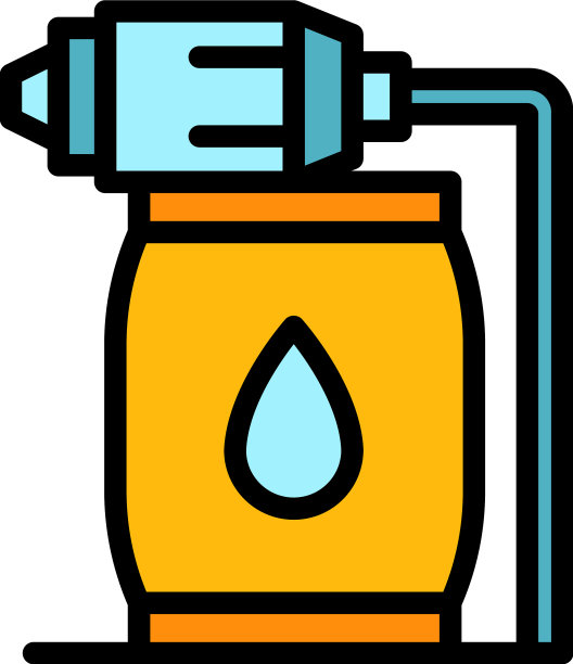 池水过滤器图标颜色轮廓图片下载