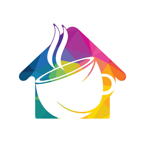 咖啡馆矢量标志设计。图片下载