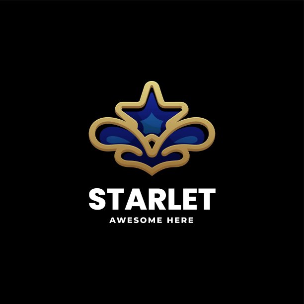 矢量符号插图星线艺术多彩的风格。图片下载