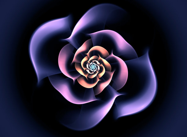 抽象分形色彩图案图片下载