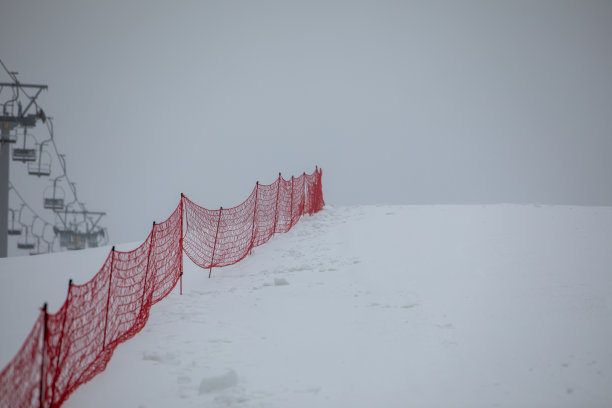 滑雪坡的近景图片下载