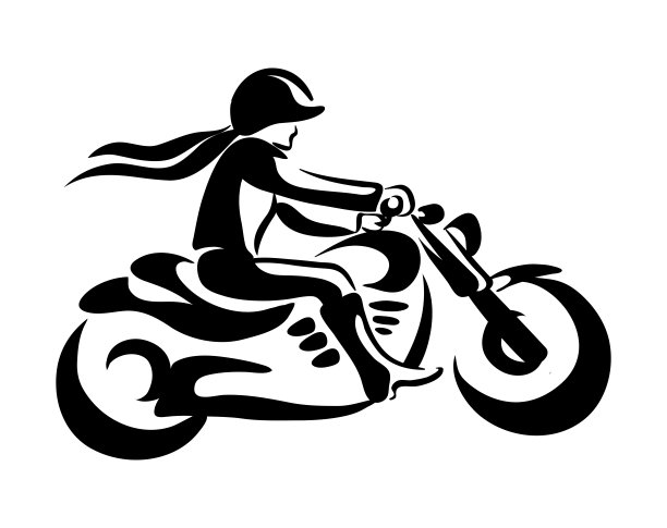女士摩托车骑手图片下载