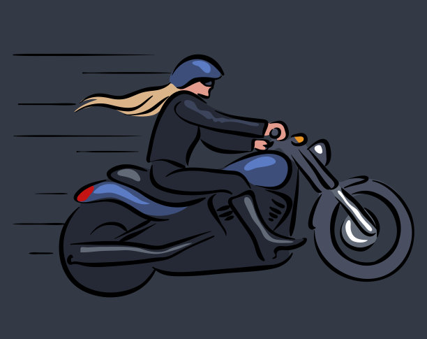 女人的摩托车骑手图片下载