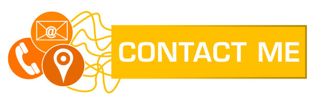 联系我符号圈黄橙图片下载