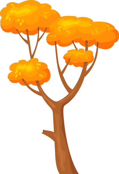 树枝断了的树秋天换为植物图片下载