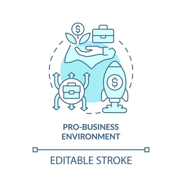 亲企业环境绿松石概念图标图片下载