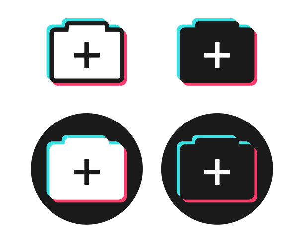 相机与添加标志。新照片图标。说明向量图片下载