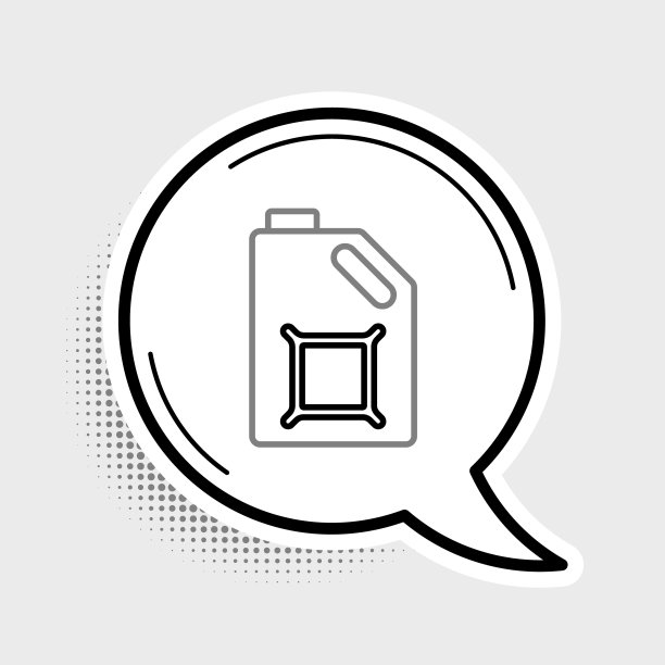 线筒电机机械油图标孤立在灰色背景。油价每加仑。换油服务和维修。机油的迹象。色彩斑斓的轮廓的概念。向量图片下载