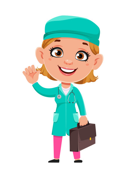 女医生卡通人物图片下载