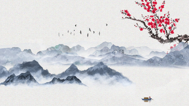 水墨中国风背景图片下载