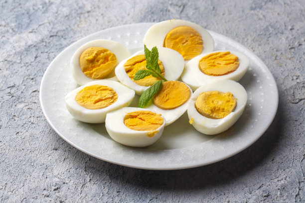 煮鸡蛋片，美食照片图片下载
