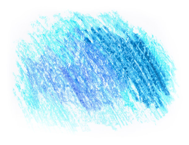 蜡笔油彩铅笔手画斑点孤立在白纸上图片下载