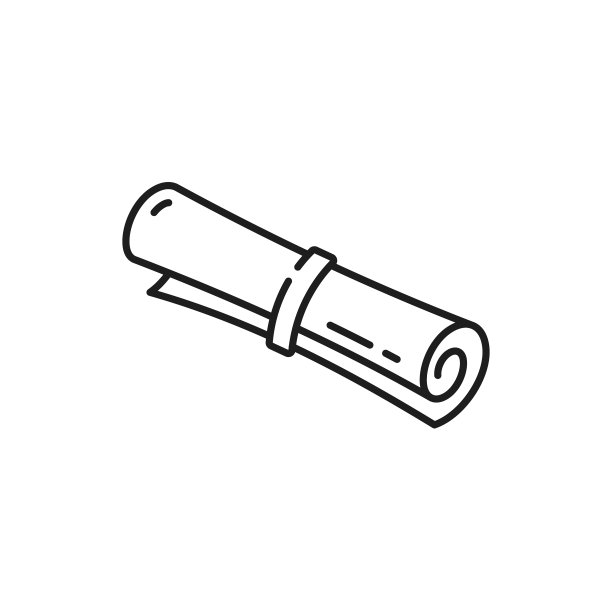 羊皮纸隔离公证人卷轴纸文件图片下载