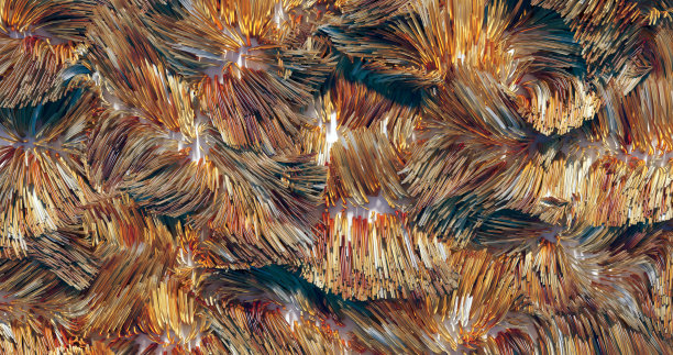 3 d渲染。测量天然毛皮的塑料管。图形背景。图片下载