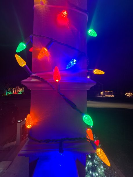 圣诞灯图片下载